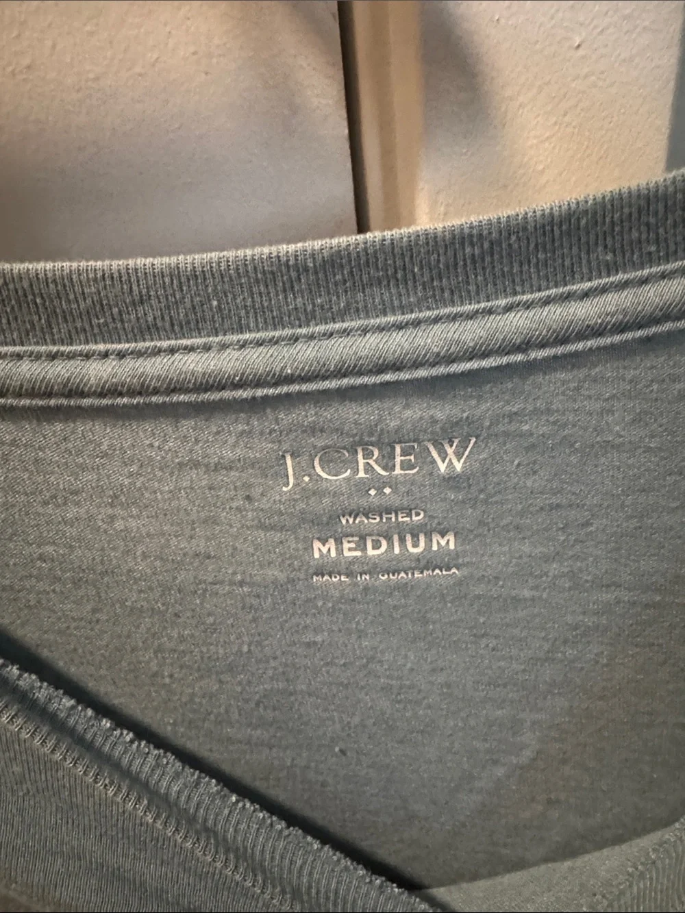 J. Crew Men's Blue Crewneck Short Sleeve Tee